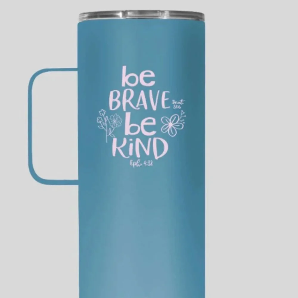 Kerusso 22 oz Stainless Steel Tumbler With Handle 